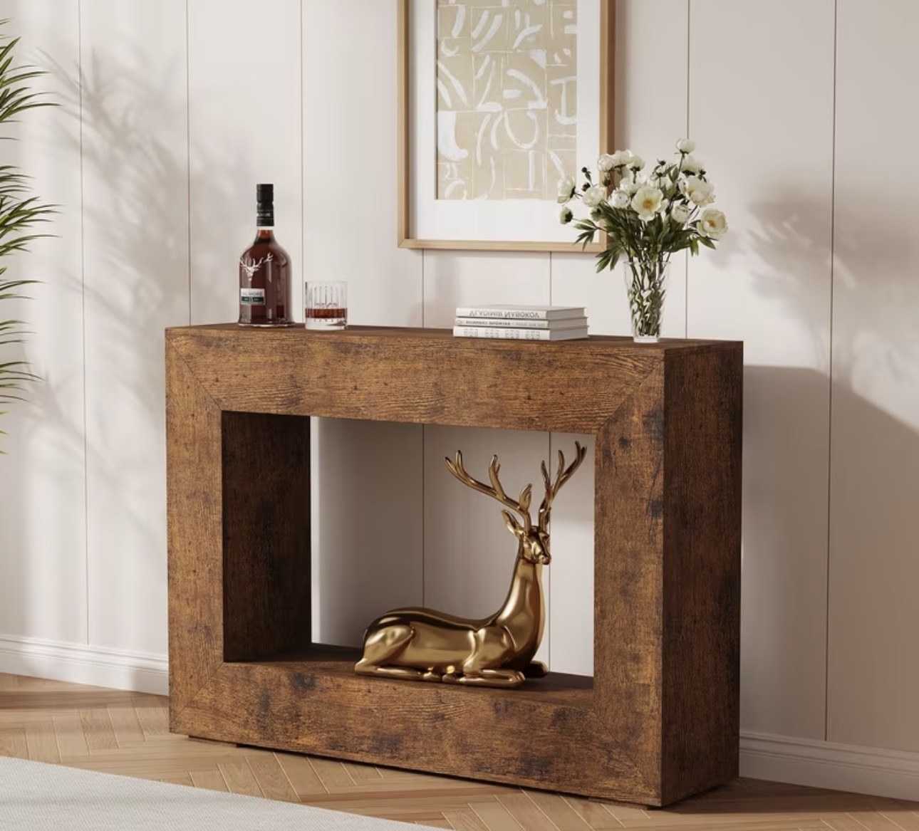 Rustic Console Table 47 inch